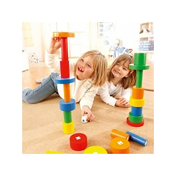 《 德國 beleduc 貝樂多 》大型 - 數字積木塔