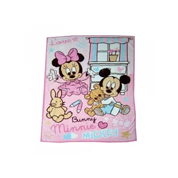 Disney 米奇米妮BABY版寶貝棉柔毛毯