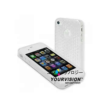 Apple iPhone 4S 晶鑽水亮高質感保護套(贈拭鏡布)