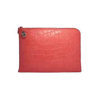 【SHOWY FASHION 】義．時尚 13吋經典筆電保護袋 糖果粉(鱷魚紋)