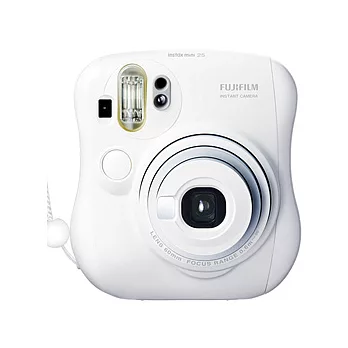 富士instax mini 25拍立得相機 白色(公司貨)+空白底片1捲+相本+硬殼包