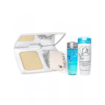 LANCOME 蘭蔻 瞬白奇蹟持久嫩粉餅升級版SPF35(9g)送明星卸妝2件組(#BO-01)