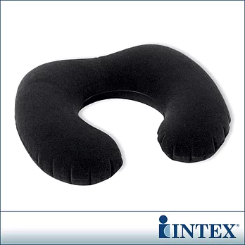 INTEX《軟QQ》植絨充氣護頸枕-2入