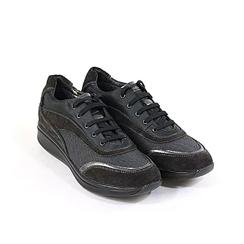 STONEFLY_ 義大利時尚品牌．◆舒適漫步健走鞋 ◆ 舒適藍膠氣墊，呵護雙足 麂皮黑色 -38 號( 女