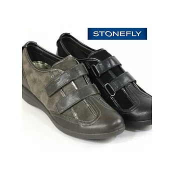 STONEFLY_ 義大利時尚品牌．◆休閒簡約氣墊鞋 ◆ 舒適藍膠氣墊，呵護雙足棕色 -35號( 女 生 款