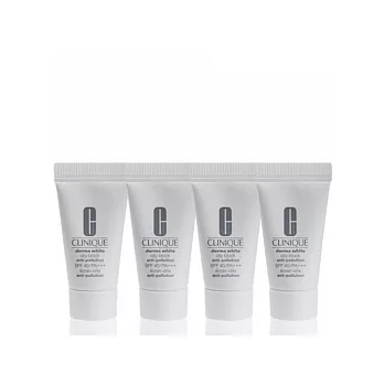 《CLINIQUE 倩碧》肌本透白超防禦淨白隔離霜SPF40 PA++4入組(7mlX4)
