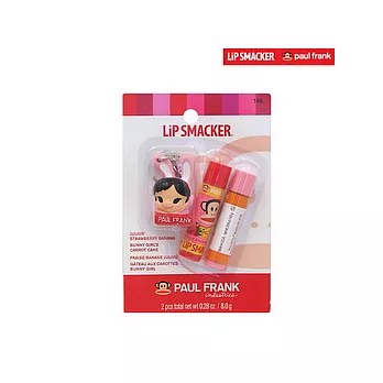 ★Paul Frank大嘴猴★ Bunny Girl可愛唇膏鑰匙圈組