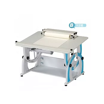 《KIWI》兒童伸縮成長書桌 DF-100A(天空藍)