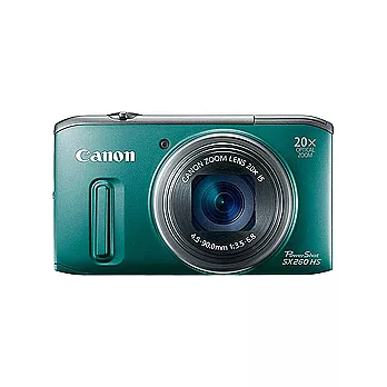 Canon PowerShot SX260 HS(公司貨)-綠+16GC10+專用電池X2+原廠軟布包+SD讀卡機+桌上型腳架+清潔組+保護貼+HD