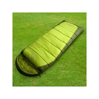 《APC》秋冬加長加寬可拼接全開式睡袋(雙層七孔棉)-墨綠色