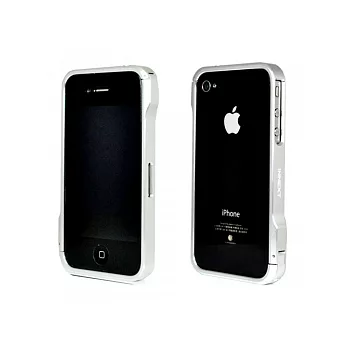 INNEXT GLAM METAL for iPhone 4/4S 卡扣鋁合金保護邊(銀)
