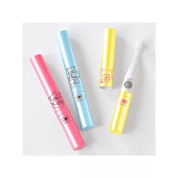 San-X 懶熊Love系列隨身電動牙刷。桃。A款