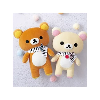 San-X 懶熊音符鋼琴圍巾系列大公仔-懶熊