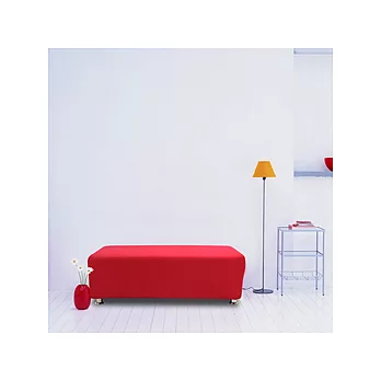 【HomeBeauty】彈性沙發罩/居家甜蜜設計-腳椅沙發套-紅