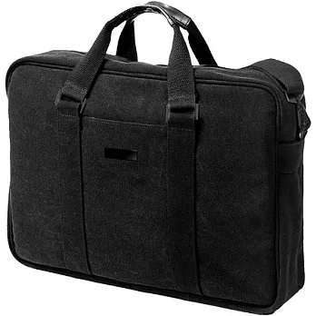 《Addex》Canvas 雙排帶帆布公事包