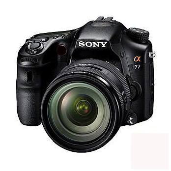 SONY α77單機身組(中文平輸) - 加送雙鏡攝影包+大吹球+數位清潔組+拭鏡布+高透光螢幕保護貼 黑