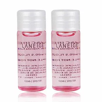 《LANEIGE 蘭芝》 櫻桃C淨亮活化露(15ml)2入