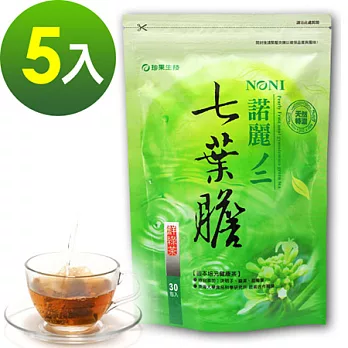 《珍果》諾麗七葉膽綠茶-5入