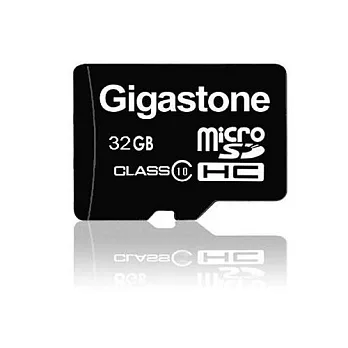 Gigastone microSDHC Class10 32G記憶卡(單轉卡)黑