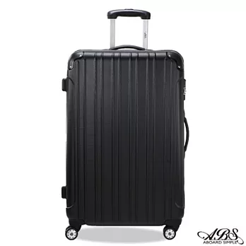 ABS愛貝斯26吋靜音跑車輪ABS材質防刮硬殼旅行箱/TSA海關鎖 (典雅黑) 99-041B26吋典雅黑