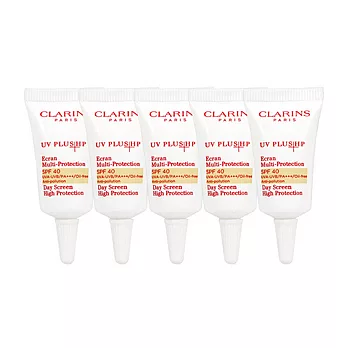CLARINS 克蘭詩 新一代清透礦植物UV隔離露SPF40(3ml)*5自然色