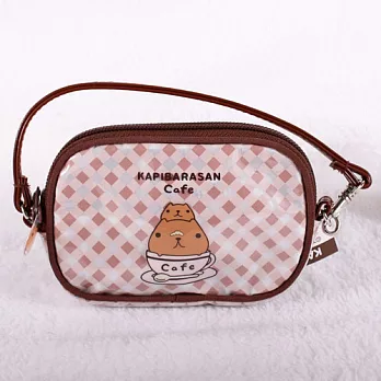 Kapibarasan 水豚君咖啡小舖票卡鑰匙零錢包咖
