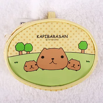 Kapibarasan 水豚君票卡零錢包黃