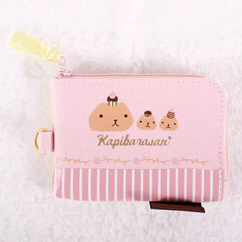 Kapibarasan 水豚君甜點系列票夾零錢包草莓蛋糕