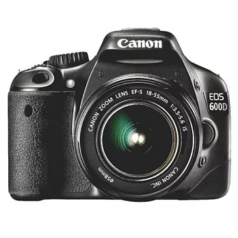 CANON 600D附18-55mm+75-300mm(T3I=600D平輸中文)+SD32G+原廠鋰電池+防震雙鏡攝影包+5000mah行動電源+4合1讀卡機+相機清潔組+高透光保護貼黑色