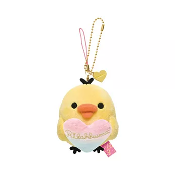 San-X 小雞愛心泡泡浴系列毛絨小公仔吊飾