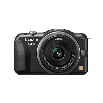 (平輸中文)Panasonic GF5+14mm F2.5定焦鏡組-送16G+專用電池+原廠皮套+UV+吹清貼/黑色