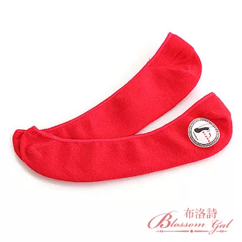 Blossom Gal韓國繽紛糖果色矽膠止滑隱形襪套(紅)