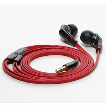 Novero Brooklyn立體聲扁平式耳機(公司貨)紅色