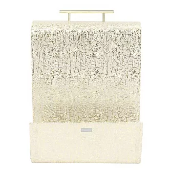 手工製-雅痞極簡風曼哈頓金色皮革雜誌架