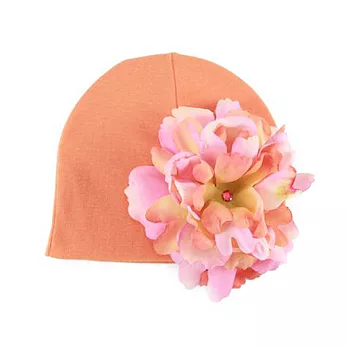 《Jamie Rae hats》花樣棉帽-超級粉紅-甜橘香澄牡丹(18M-3Y)