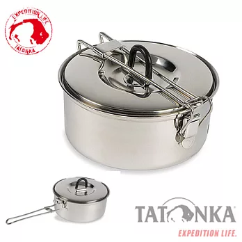 New Arrival!!【德國TATONKA】0.6L不鏽鋼鍋具,食物盒 / TA4111