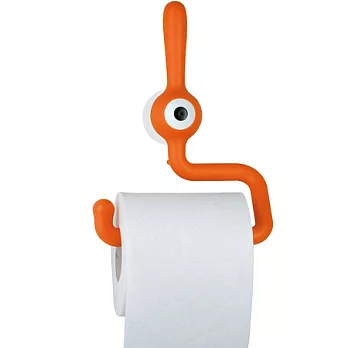 《KOZIOL》Toq大眼捲筒衛生紙架(橘)