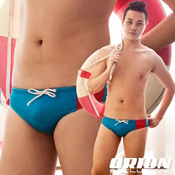 【ORION】運動系三角泳褲(亮藍)M亮藍