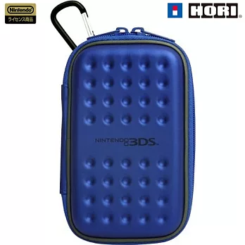 HORI 3DS 掛勾防撞硬殼收納包 - N3DS 週邊3DS-102 藍色
