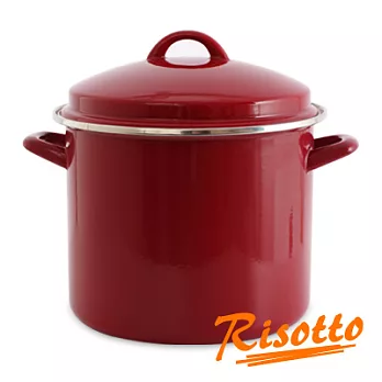 【RISOTTO】熱戀巴西紅-琺瑯雙耳湯鍋5L