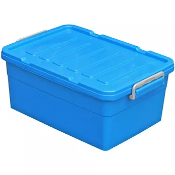 《卡樂富》全家福收納整理箱3入(大中小各一)天藍