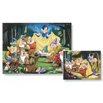 Ravensburger維寶迪士尼拼圖--白雪公主與七矮人(2*20)