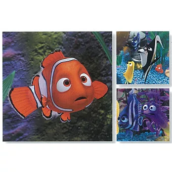 Ravensburger維寶迪士尼拼圖--水族箱裡(3*49片）