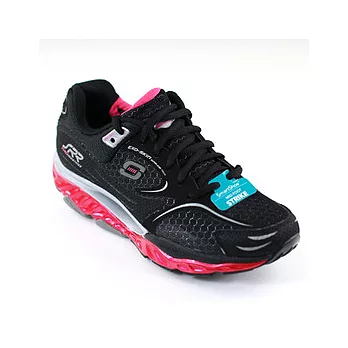 ◤Green Phoenix◥SKECHERS(女)SRR回彈力慢跑鞋-訓練專用系列-(女)6.5黑色