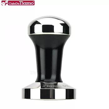 CafeDeTiamo C-Flat C平底 不鏽鋼填壓器 58mm【黑/紅/藍】附底墊 (HG3746)黑色