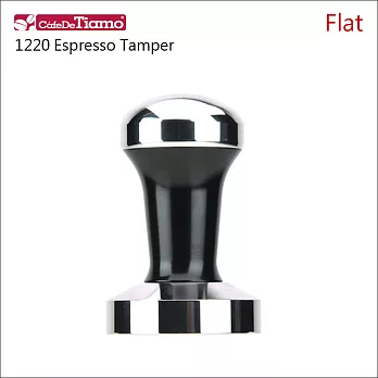 CafeDeTiamo Flat 平底 不鏽鋼填壓器 58mm【黑/藍/紅】附底墊 (HG3749)黑色