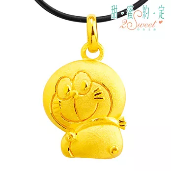 哆啦a夢Doraemon ♥俏皮小哆啦♥ 金飾墜子