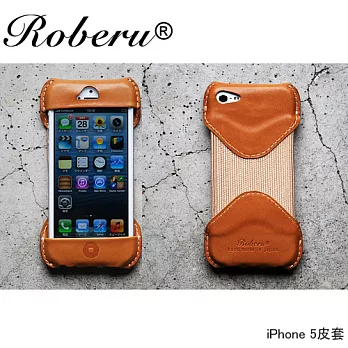 ROBERU 《日本手工》iPhone 5 皮套-原色