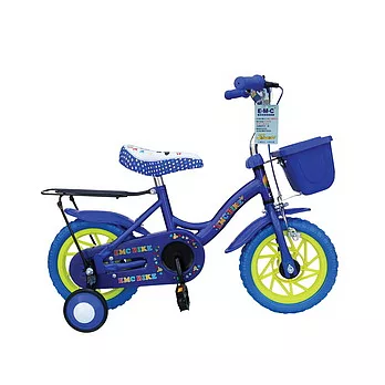 EMC-12吋追風腳踏車 (藍/紫/粉紅)藍