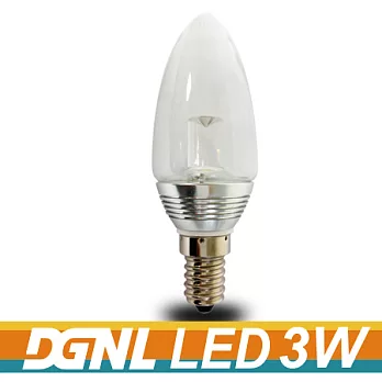 DGNL 3W LED蠟燭 燈黃光1入黃光